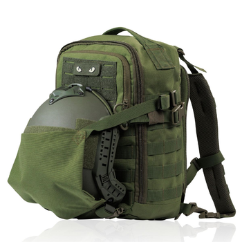 Тактический рюкзак DM20 Ukrarmor на 20 л. Cordura 1000D. Крепление Molle. Олива 28 х 15 х 40 см.