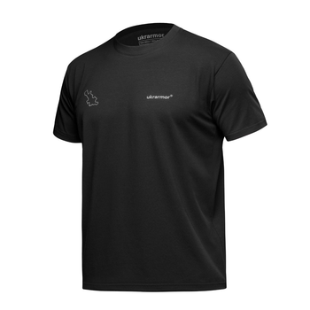 Футболка Basic Military Ukrarmor T-Shirt. Авдеевка. Топографическая карта. Черный L