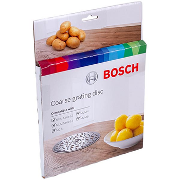 Диск-терка крупна (для дерунів) Koolwen MUZ45RS1 для кухонного комбайна Bosch (00573022)
