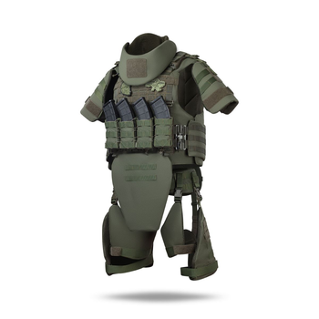 Бронекостюм ATAS (Advanced Ukrarmor Tactical Armor Suit) Level I. Клас захисту – 1. Олива. S/M