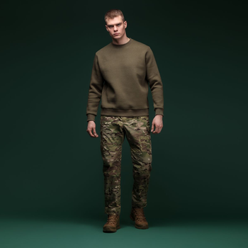 Світшот Base Soft Ukrarmor Sweatshirt. Вільний стиль. Колір Олива/Olive XL