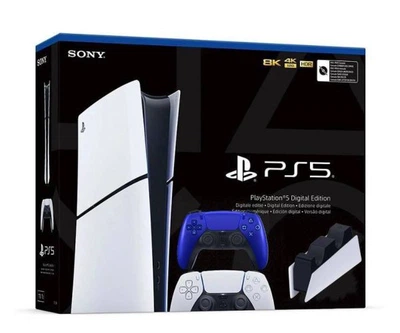 Игровая консоль Sony PlayStation 5 Slim Digital Edition + DualSense (Cobalt Blue) + Charging Station