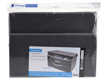 Складной текстильный контейнер с крышкой Storage solutions 44x33x22 см (8719202095852)
