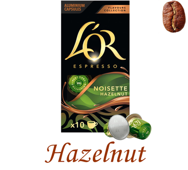 Кава в капсулах Nespresso L'OR ESPRESSO Noisette Hazelnut 10 капсул