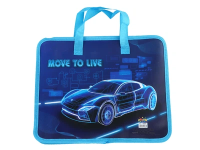 Тека пластикова з текстильними ручками, Move to Live 14084