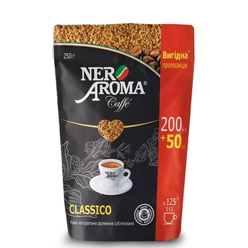 Кава розчинна сублімована Nero Aroma 250г