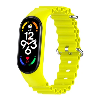 Ремінець для Xiaomi Mi Band 5/6/7 Ocean Band Колір Yellow