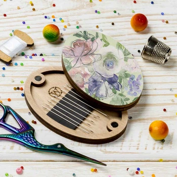 Шкатулка для рукоделия Wonderland Crafts FLZB(N)-168 Игольница (6*9см)