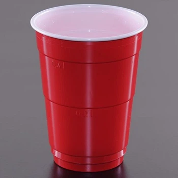 Стакани HUHTAMAKI Red Cup пластикові 400 мл 20 шт червоні