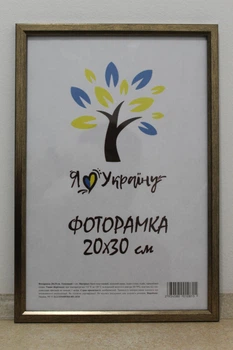 Фоторамка 20Х30, потертое серебро, 1210-0770 б/з, СКЛО + КАРТОН