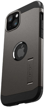 Etui Spigen Tough Armor do iPhone 15 z MagSafe Gun Metal (8809896751315)