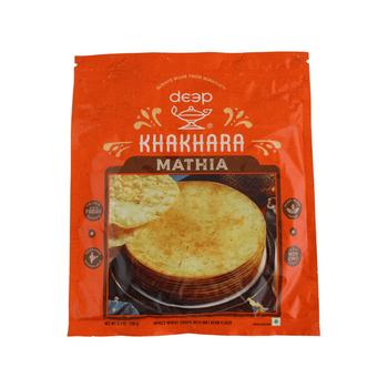 Индийская закуска Mathia Khakhara Хрустящие лепешки 180г Deep 011433155731