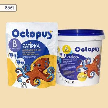 Затирка для плитки Octopus Zatirka бежевая 8561 эпоксидная 1,25 кг