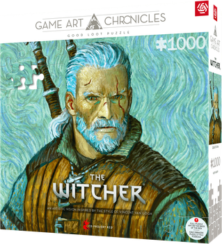 Puzzle GOOD LOOT Game Art Chronicles The Witcher Geralt & Vincent van Gogh 1000 elementów (5908305247548)