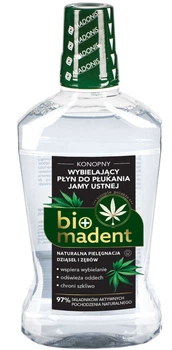 Ополіскувач для ротової порожнини Bio Madent Відбілюючий конопляний 500 мл (5902643060340)