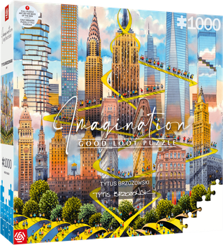 Puzzle GOOD LOOT Imagination Tytus Brzozowski New York 1000 elementów (5908305247999)