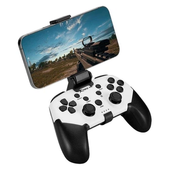 Беспроводный джойстик геймпад XTRIKE ME GP-43 Bluetooth Gamepad (Android/PS/Switch/PC) Type-C black-white