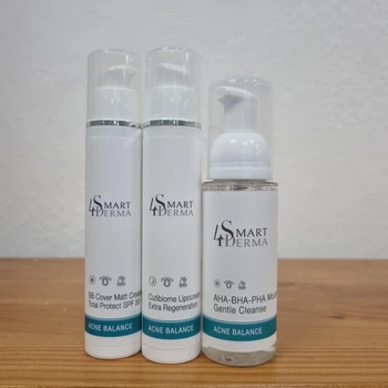 Smart4derma Acne Balance набор мусс+ бб крем+ ночной крем