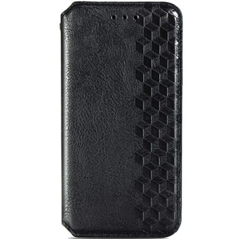 Шкіряний чохол-книжка GETMAN Cubic (PU) для Xiaomi Mi 10T Lite / Redmi Note 9 Pro 5G Черный