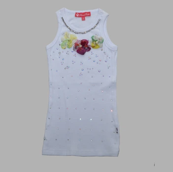 Майка для девочки Bearrichi 94131 134 см Белый