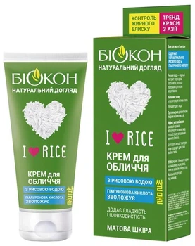 Крем для обличчя Біокон I love rice 60 мл (4823110300541)