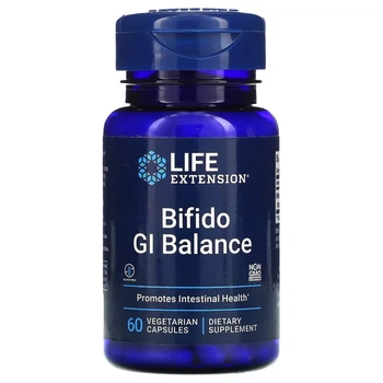 Пробиотики и пребиотики Life Extension Bifido GI Balance, 60 вегакапсул