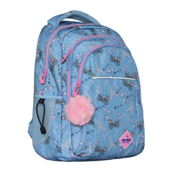 Рюкзак для подростка SAFARI, для девочек, голубой (24-181L-1)