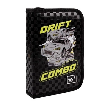 Пенал твердий Yes HP-04 Drift King, одинарний, з 2 клапанами (533582)