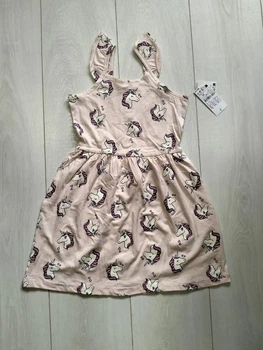 Платье для девочки розовое Эдинорог Kiabi 138-143см (400098390)
