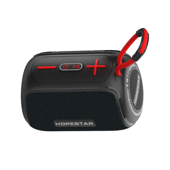 Черная портативная колонка HOPESTAR T10 с поддержкой Bluetooth.