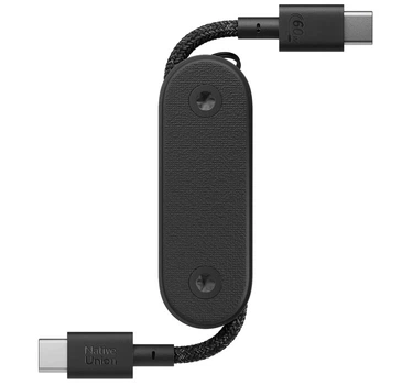 Кабель Native Union Pocket Cable USB-C to USB-C Black (POCK-C-BLK-NP)