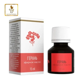 Эфирное масло герани Tibetan Formula наружное 15 мл