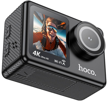 Екшн-камера Hoco DV101 Спортивна з кольоровим екраном HDMI/Wi-Fi/900мАг Чорний