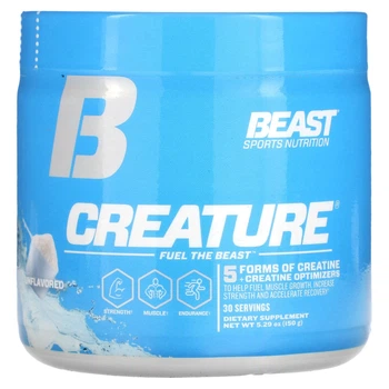 Креатин Beast, Creature, Unflavored, 5.29 oz (150 g) (11972672)