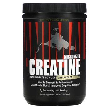 Креатин Animal, Micronized Creatine, Monohydrate Powder, Unflavored, 1.1 lb (500 g) (11964875)