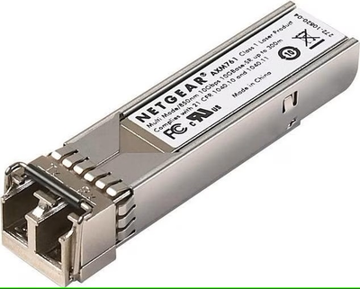 Zestaw 10 modułów SFP Netgear AXM761 10GBase-SR dla światłowodów wielomodowych 50/125 µm OM3/OM4 (AXM761P10-10000S)