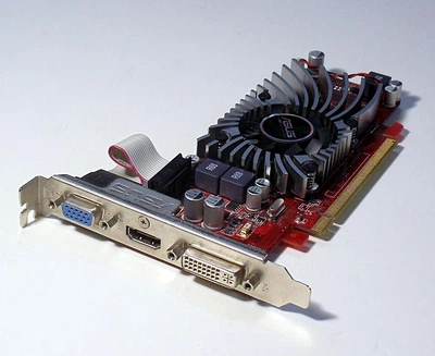 Видеокарта Asus PCI-Ex Radeon HD5570 1024MB GDDR3 (128bit) (650/1600) (DVI, VGA, HDMI) (EAH5570/DI/1GD3(LP)) б/у