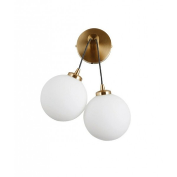 Бра Italux WL-54456-2-HB Perlos G9 2x5W IP20 Brass (063998)