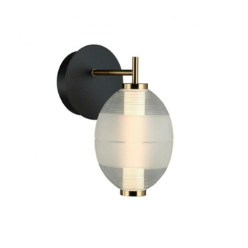 Бра Italux WL-45372-1-WH-CL Rinot Led 1x8W 3000K 470Lm IP20 Bk (072770)