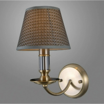 Бра Italux WL-43272-1 Zanobi E14 1x40W IP20 Bronze (064351)