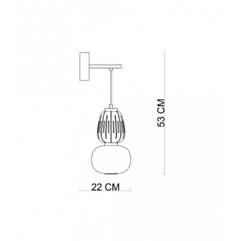 Бра Italux WL-98374-18W-GD Eris Led 1x18W 3000K 2235Lm IP20 (063949)
