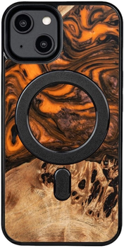 Панель Bewood Unique Orange для iPhone 15 Plus з MagSafe Orange/Black (5907511793047)