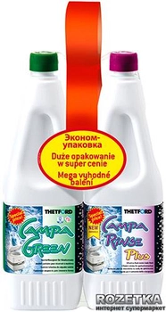 Жидкость Thetford Duopack CampaGreen/Campa Rinse Plus (8710315018073)