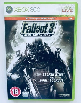 Fallout 3 Add-On Broken Steel And Point Lookout, английская версия - диск для Xbox 360, Б/У