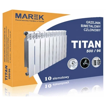 Радіатор біметалевий MAREK TITAN 500/96 (188 Вт)