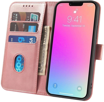 Etui z klapką Hurtel Magnet Case do iPhone 15 Pink (9145576279205)