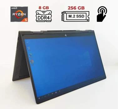 Ноутбук трансформер HP ENVY x360 15m-ee0013dx / FHD 15.6" IPS / AMD Ryzen 5 4500U / 8 GB DDR4 / 256 GB SSD / AMD Radeon Vega 6 Graphics б/в