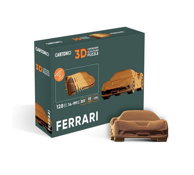 Картонный 3D пазл-конструктор Cartonic 3D Puzzle Ferrari