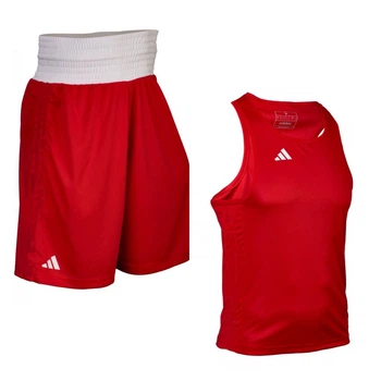 Боксерская форма Adidas Olympic 2024 (ADIIBA23TM\ADIIBA23SM) Red XL