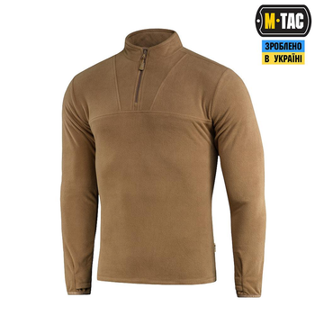 Тактична кофта M-Tac Delta Fleece Coyote Brown койот S